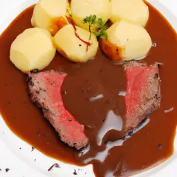 Teaser Image: Rinderzunge mit Meerrettichsoße und Kartoffeln